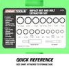 OEMTOOLS 23700 18Pc CrMo Impact Nut and Bolt Extractor Kit,