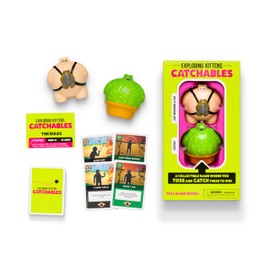Exploding Kittens Presents Catchables 2-Pack #2 (Cat-wearing-a-cat & Catcus)
