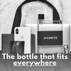 Hydrte | The Flat Water Bottle | Leakproof Flat Water
