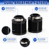 EZPROIT 10AN Oil Catch Can 1.2L Universal Alumium Dual Breather