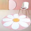 AIMECO Soft Cuddly Children's Rug Soft Round Carpet Living Room