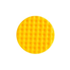 Mirka foam pad polishing sponge Ø150mm x 25mm / yellow waffled/for finishing and polishing work/for Polarshine polishes / 1-pack