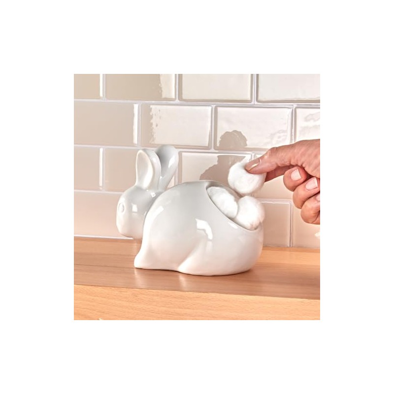 3 PAGEN® Rabbit Cotton Pad Storage - Decorative and Practical