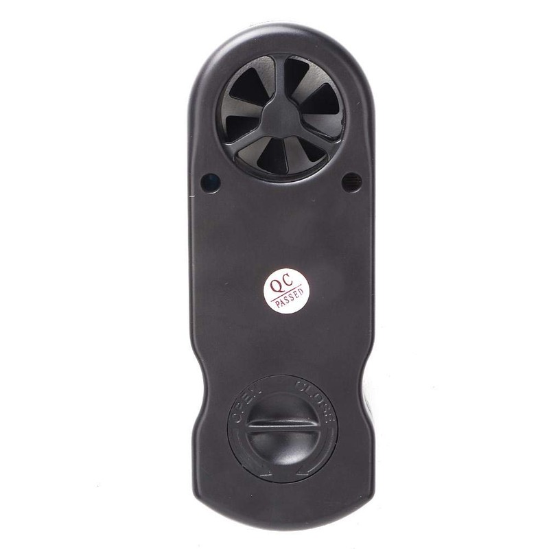 Oumefar 3-in-1 Mini Handheld Multifunction Digital Thermometer Hygrometer Anemometer Wind