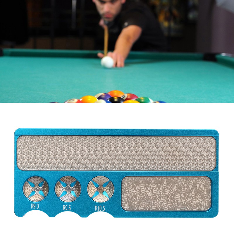 Billiard Pool Cue Tip Tool Multifunction Portable Aluminum Pool Cue