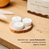 Kerzenmanufaktur x Crafted 4 Planet Pure Coconut Wax Tea Lights