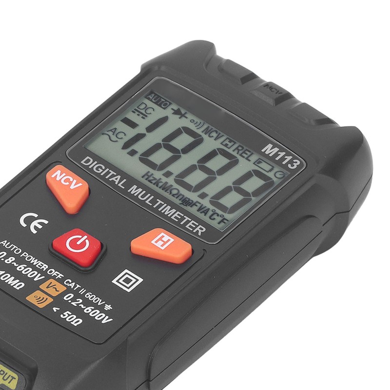 Multimeter Digital Auto Ranging Kit AC Voltmeter Ammeter Ohmmeter High