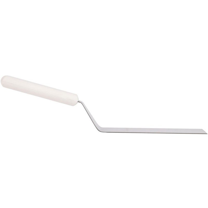 Basics P94855 6" x 3" White Hamburger Turner with Polypropylene