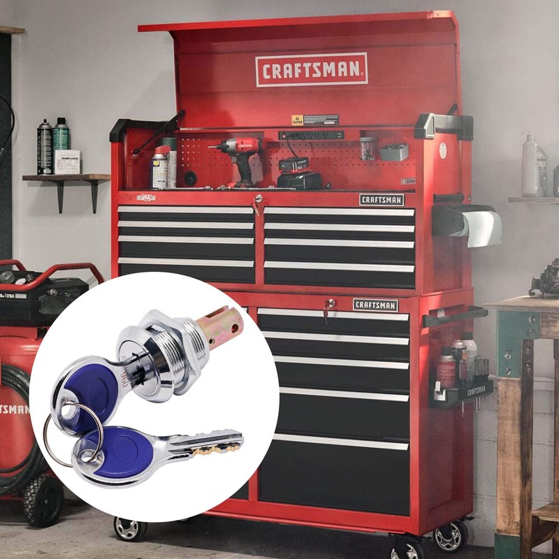ZHMEINA Toolbox Locks with Keys, Toolbox Lock and Key Set,