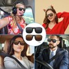 FveVqe 2PCS Clip On Sunglasses, Sunglass Clip Ons for Men
