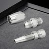 TAISHER 2PCS Hydraulic Hose Repair Kit 3/8" Reusable Fittings, 2-Wire