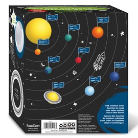 FloraCraft CraftFōM 18 Piece Solar System Kit White