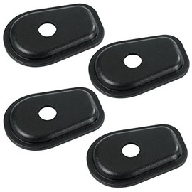 AutoScheich® 4 x Adapter Plates Mounting Plates LED Indicator Plates Set for Kawasaki Motorcycle Quad Scooter up to Year of Manufacture 2012