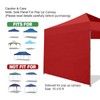 ZONGTI 10x10 FT Instant Canopy Tent Sidewall, Waterproof & UV