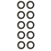 10PCS Double Lip Grease Seals High Hardness Trailer Axle Hub