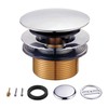 Kingston Brass KBU2001 Eugene Tip-Toe Tub Drain Conversion Kit, Polished