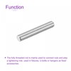 sourcing map 20 Pack M8 x 50mm Fully Threaded Rod