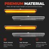 HECASA 4Pcs LED Side Marker Lights Compatible with 2020-2024 GMC