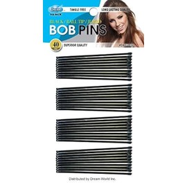 Dream World Jumbo Bob Pins 40pcs (Black)