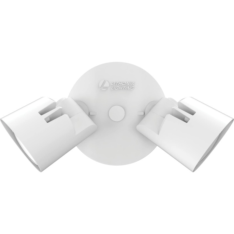 Lithonia Lighting HomeGuard 2-Light LED Outdoor Flood Lights, Wall or