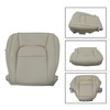 FZJDSD Tan Driver Side Bottom Replacement Leather Seat Cover Compatible