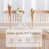 SUNBEAUTY Table Cloth Rectangular Beige 140x200 Cotton Linen Tablecloths With
