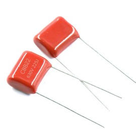 XUGERIP - Kit de condensadores de película de poliéster de polipropileno metalizado CB22, 10 unidades, 630 V, 225J 2.2UF