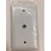 Amerelle Steel Despard Wall Plate - White, for Rocker Knob