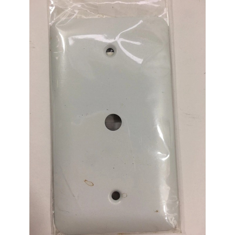 Amerelle Steel Despard Wall Plate - White, for Rocker Knob