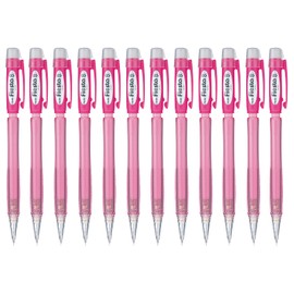 Lapicero Fiesta de Pentel Color Rosa 0.5 mm con 12 Piezas - AX105-P