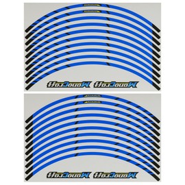 MonoCraft Universal 17" Rim Sticker SET TYPE-08 (Blue) MC-17IN_08-B