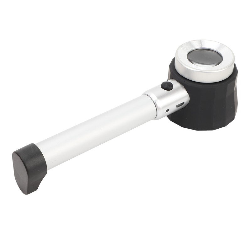 Handheld 45X Magnifier Loupe Optical Glass Magnifying Glass LED Magnifier