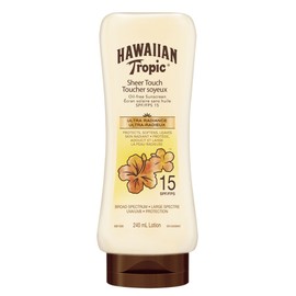 Hawaiian Tropic Sheer Touch Sunscreen Lotion, SPF 15, 240ml