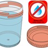 5pc RE-GEN Premium Reusable Leak Proof Specimen Liquid Measuring Container