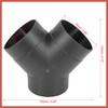 ACROPIX 75mm Car Heater Warm 3 Way Air Ducting Pipe