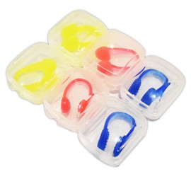 Linwnil 6Pcs Nose Clip for Swimming Nose Plugs for Kids and Adults Multi-Color
