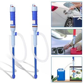 Unbranded/Generic Battery Powered Electric Fuel Transfer Siphon Pump Gas Oil Water Liquid lot H0E0 - 2 PCS