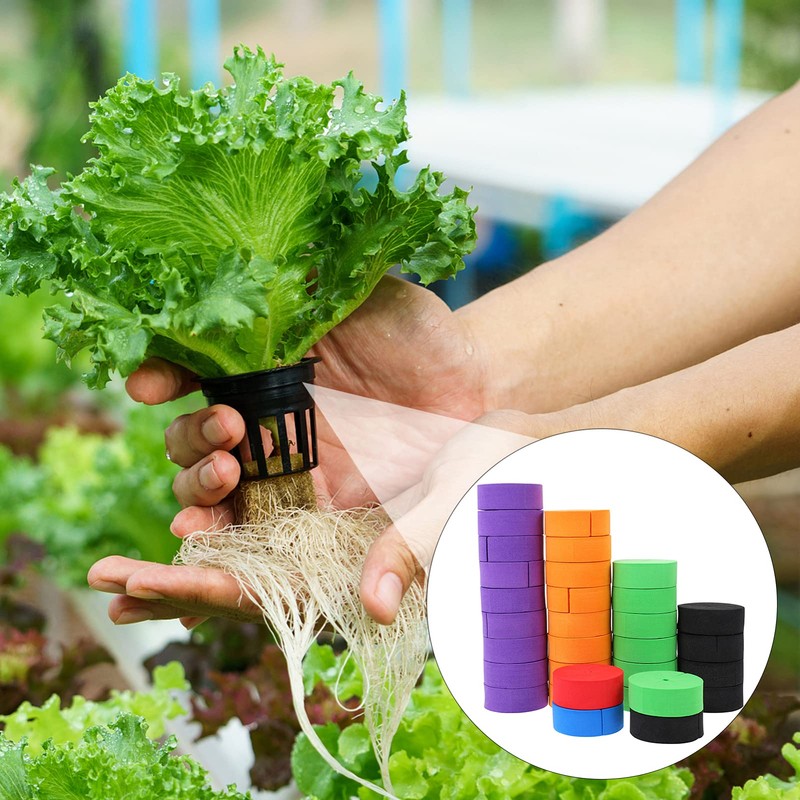 Yardwe Hydroponics 50 Pieces Garden Clone Collars Cloning TZE System