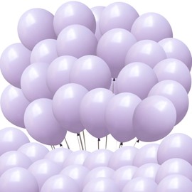 Neo LOONS 100 pcs 5" Pastel Lilac Premium Latex Balloons Great for Kids, Adult Birthdays, Weddings, Baby Showers, Water Fights, or Any Celebration