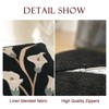 bilin gaier Black Throw Pillow Covers,Elegant Floral White Calla Lily