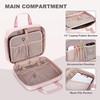 Prokva 3 Ring Zipper Binder 2 Inch, Accordion File Organizer