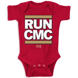 Run CMC Baby Apparel for San Francisco Football Fans (NB-7T) (Red Onesie, 12 Months)