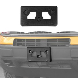 RT-TCZ License Plate Holder Front License Plate Frame Mount Bracket Accessories for Ford Bronco Sport 2021 2022 2023 2024 (Carbon Fiber Grain)