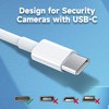 16.4ft/5M Power Extension Cable for Any USB-C Enabled Security Cameras