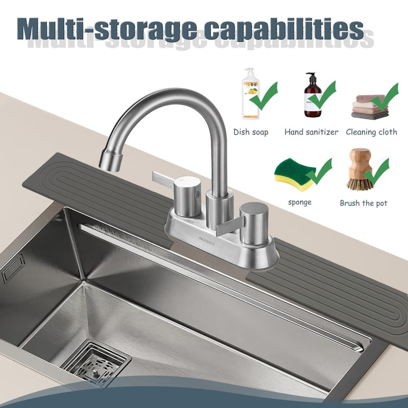 Stargaz Faucet Mat For Kitchen Sink，Sink stone quick dry around