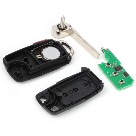Unbranded for Volkswagen Touareg 20042005 2006 2007 2008 Remote Smart Flip Key Fob 315 MHZ