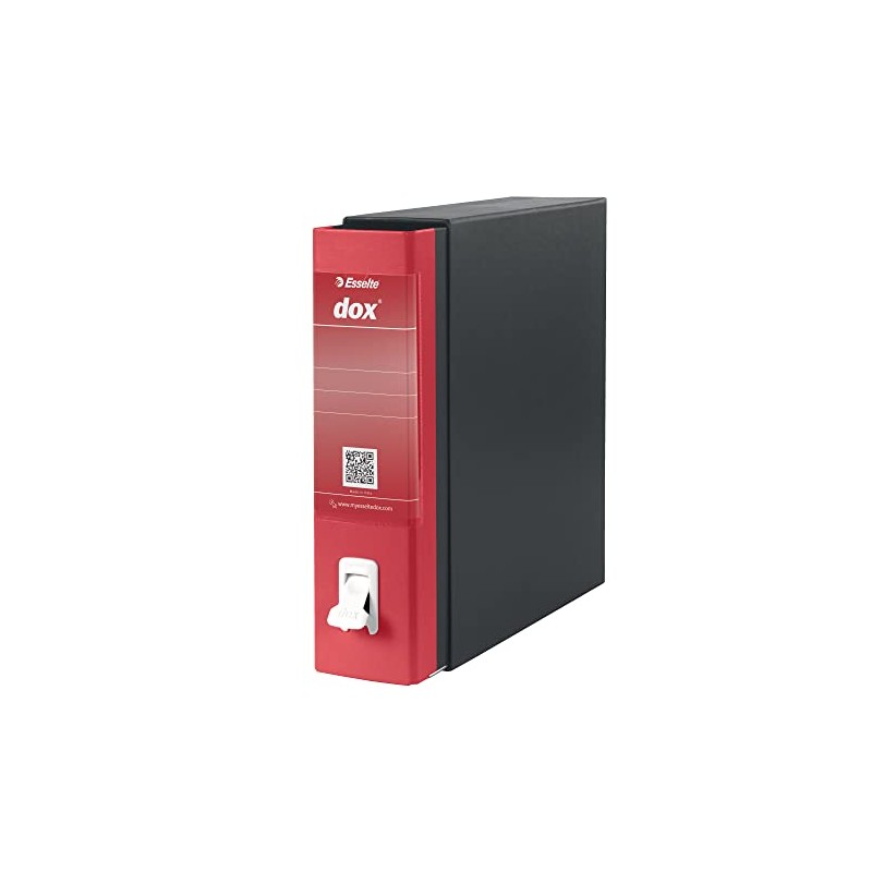 Esselte Dox 1 Class Box Lever Arch File, A4. Red