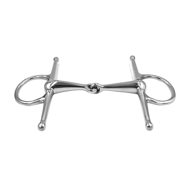 Equine Smile ES0105 Snaffle Bit Simple Broken Stainless Steel 21