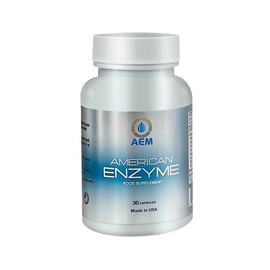 AEM American Enzyme - Premium Multi-Enzyme Supplement - Organic Herbs for Digestion - Enzyme, Herbs, Fermented plant extract and Vitamin B complex - Specification: 30 Capsules