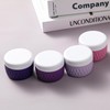 Kuangre Travel Containers for Toiletries, Silicone Cream Jars BPA-Free, TSA